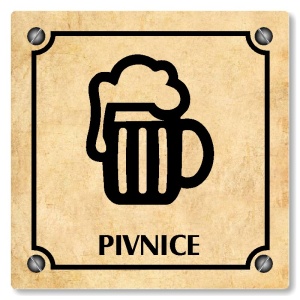 Pivnice, 100x100mm, pergamen, Kansas